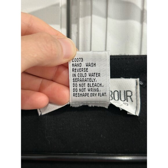 Vintage Victoria Harbour Black Short Sleeve T Shirt Embroidered Nautical Sz S - Picture 6 of 9